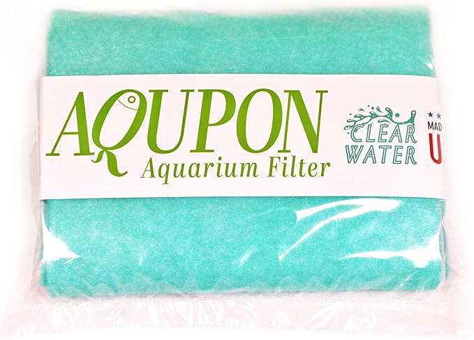 Aquarium Polishing Filter Pad 100 Micron Filters Media Pads - Cut to Fit 24" by 36" - for Fish Tanks, Aquaculture, Hydroponics - USA Manufacturer (3 Pack)