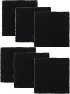 6 Pack Activated Carbon Filters Compatible with Hakko Xytronic Aoyue Smoke Absorber, 5 1/8 Inch x 5 1/8 Inch Solder Extractor Filter