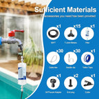 Misters for Outside Patio, Outdoor Water Misting Cooling System w Filter, 60FT|18M. Backyard Mist Kit for Garden, Greenhouse, Fan,Deck,Umbrella,Canopy,Pool,Porch,Trampoline,Park,BBQ Party Accessories