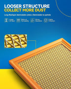 PHILTOP Engine Air Filter, CA12404 Compatible with Chevrolet Silverado 1500 2019-2025, Tahoe, Suburban, GMC Sierra 1500, Yukon, Cadillac Escalade, Escalade ESV