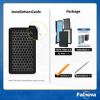 Compatible with Tesla Model 3 2021-2025 Front Trunk & Cabin Air Filter Kit — Includes Tools & Guide