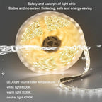 Bathroom Mirror with LED Lights，LED Bathroom Mirror，Smart Lighted Bathroom Mirror for Wall，Energy-Saving LED Smart Mirrors，with Demister Pad，Three-Color Light(H75*W100cm/H29.5*W39.4IN)