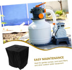 KESYOO Pool Pump Cover Filter Pump Enclosure for Outdoor Units Drawstring Closure for Winter Large