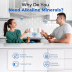 RTW5AK SGS-Tested Reverse Osmosis Alkaline Water Filter System, 6 Stage pH+ Alkaline Remineralization Under Sink RO Water Filtration System Plus Extra 3 Filters, 50 GPD