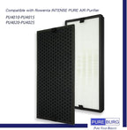 PUREBURG Replacement True HEPA Filter Kit Compatible with Rowenta INTENSE PURE Air Purifiers PU40XX Series PU4010 PU4015 PU4020 PU4025 Part # XD6074U0 XD6075 XD6070 XD6060 XD6065
