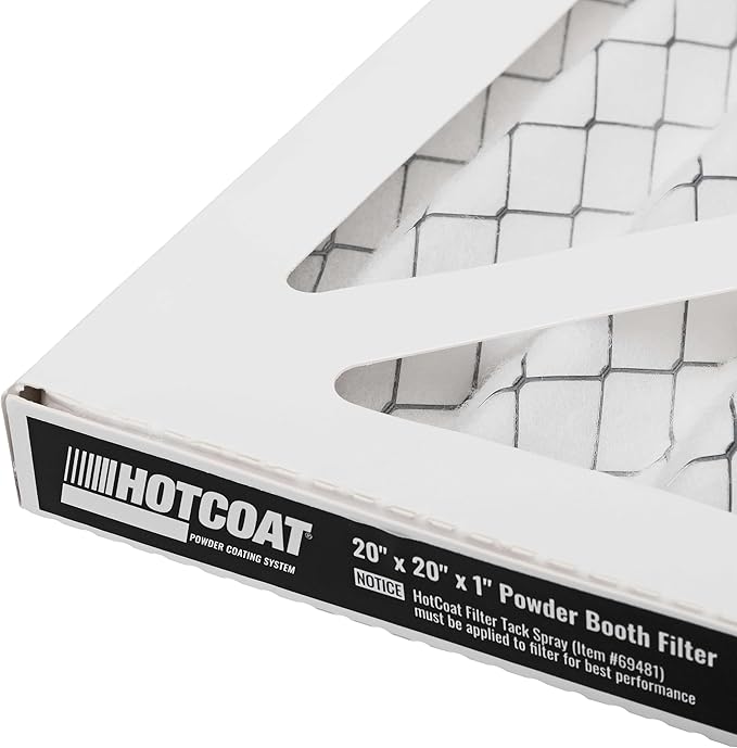 Eastwood HotCoat 20"x20"x1" Replacement Powder Coating Booth Filter | 10 Pack