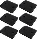 5 Pack Black Sponge Filter Mat For Replacement Foam Filters For Dust Control And Optimal Machine Performance