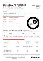 2C 22AWG AMSB Shielded Cable Wire (UL2464) - Highly Flexible Str TC, PVC Ins, OS+TC BRD, PVC JKT for CNC Machine, Stepper Motor, VFD Spindle (Matte Black 25FT)