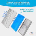 Dryer Filter Replacement - Compatible with Better Vent Indoor Dryer Vent Systems - Portable Indoor Dryer Filters - MERV 7 Double Filtration (24-Pack)