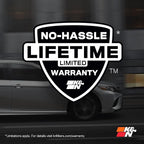 K&N High-Flow Original Lifetime Engine Air Filter: Increase Power: Premium, Washable: Compatible with 2016-2025 HONDA: Civic, HR-V, 33-5045