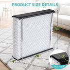 2 Pack 313 Air Filter Compatible with AprilAire Whole House Air Purifiers Model 1310, 2310, 3310, 4300 - MERV 13, Size:20x20x4 Inches