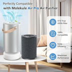 Air Pro HEPA Tri-Power Filter Compatible with Molekule Air Pro | Air Purifier, Multi-Stage Filtration System with Activated Carbon Air Pro Filter, 2 Pack