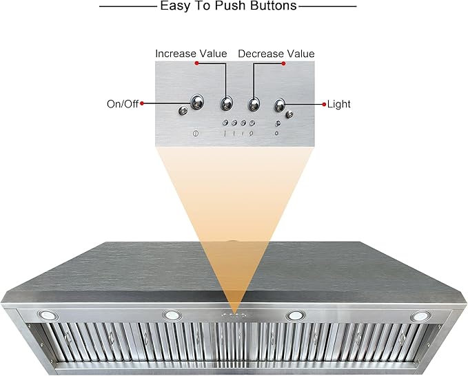 CT Copper Tailor Copper Vent Hood Wall Mount,60'' W,30''H,1260 CFM Exhaust Fan,Stainless Steel Vent,LED Light,Dishwasher-Safe Baffle Filters,Light Hammered-Medium Patina,VH14TA2L