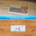 Magnetic Floor Register Vent Covers, 4 x 10 Inch Superior Hold Vent Covers for Home, Air Vent Covers for Sealing Floor, Wall, and Ceiling Registers, RV and HVAC, White