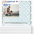 Filters Fast 20x26x1 Air Filter MERV 11, 1" AC Furnace Air Filters, Made in the USA, Actual Size: 20x26x0.75, 6 Pack