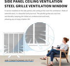 24x24 Vent Cover(Duct Opening Size),Air Return Vent Cover,Flat Vent Cover,Rejillas De Aire Acondicionado para Casa,Return Air Grilles,Outer Dimensions:25.75"Wx25.75"H(24"W x 24"H, Duct Opening)