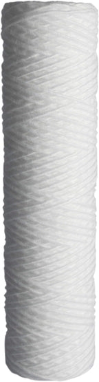 Sediment String Wound Water Filter Cartridge Standard 2.5x10" 20 Micron 25 Pack