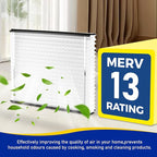 2Pack 413 Replacement Filter Compatible with Aprilaire Size: 16x25x4 MERV 13 Whole House Air Purifiers model:1410, 1610, 2410, 2416, 3410, 4400.Not fit for 1413 Upgrade Kit(Model 2140 or 2400)