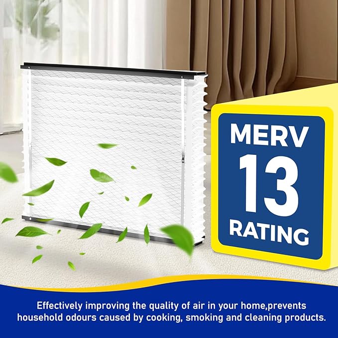 2Pack 410 Replacement Filter Compatible with Aprilaire Size: 16x25x4 MERV 11 Whole House Air Purifiers model:1410, 1610, 2410, 2416, 3410, 4400.Not fit for 1413 Upgrade Kit(Model 2140 or 2400)