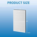 IAF-H-100C IDYLIS C Filter Replacement, Compatible with Idylis IAP-10-200, IAP-10-280 Air Purifier, Replaces Part#IAF-H-100C, 2 Pack
