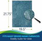 Polyester Washable Fiber Furnace Door Filter for Mobile, Manufactured and Modular Homes (19.5 x 21.75)