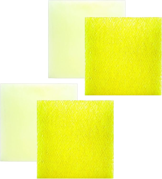 AUC Paint Booth Exhaust Filters, 24" x 24" (300 pieces),22 Gram Fiberglass Paint Arrestors Pad,Captures Overspray Paint Particles in Paint booth