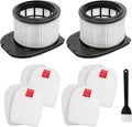 VIEWALL Filter Replacement for Shark Stratos IZ540H, IZ562H, IZ840H, IZ862H, UZ565H, UZ865H, IZ560H, UZ815H Cordless Vacuum, Part XFFKIZ700 & XPSMFIZ700, 2 HEPA 4 Foam Felt Filter