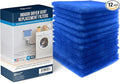 Essential Values 12 Pack Dryer Filter Replacement - Compatible with Better Vent Indoor Dryer Vent (60 Dryer Loads Total)