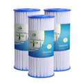 CFS – 10" x 4.5" 30 Micron Compatible Water Filters for HDX HDX4PF4 Pleated High Flow Whole House Filter, Reduces Sediment, 3-Pack