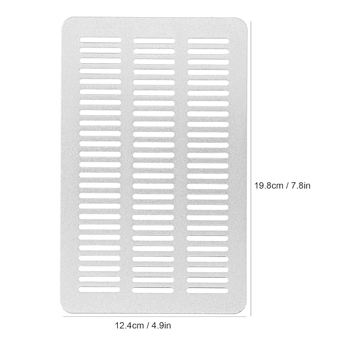 Nail Dust Collector Filter Stainless Steel Replacement Accessory for YM8A Vacuum Cleaner Effectively Collects Dust While Filing or Polishing Nails 19.8 x 12.4cm Size