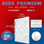 AIRX FILTERS WICKED CLEAN AIR. 21.5x23.5x1 Air Filter MERV 11 Electrostatic Pleated Air Conditioner Filter 4 Pack HVAC AC Furnace Filters