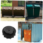 Locking Airtight Trash Can Cover Weatherproof Drain Plug for Outdoor Litter Bins Easy Install Kitchen Sink Stoppers