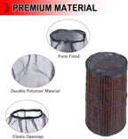 Universal 9 Inch Air Filter Cover, Air Intake Filter Sock Cover, Motorcycle Waterproof Air Filter Rain Sock Dustproof Protective Cover (Filter L), Pack of 6