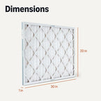 Amazon Basics Merv 5 AC Furnace Air Filter 20x30x1 inches, Pack of 6 (Actual size: 19.75" x 29.75" x 0.75")