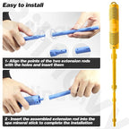 Spa in-Filter Mineral Sticks Parts for Hot Tub Filter Cartridge, Last for 4 Months, Yellow, 2PCS