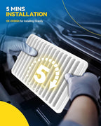 PHILTOP Engine Air Filter CA10171 Replacement for Camry 2007-2009 2.4L, Camry 2010-2017 2.5L, Venza 2009-2016 2.7L - Gas L4 Engine