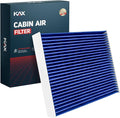 KAX Premium Cabin Air Filter with Dual Active Carbon, CF11174 Replacement for Mercury Milan 2010 2011, Lincoln MKZ Ford Fusion 2010 2011 2012, Passenger Compartment Air Filter, 200% Longer Life
