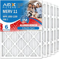 AIRX FILTERS WICKED CLEAN AIR. 13x21.5x1 Air Filter MERV 11 Electrostatic Pleated Air Conditioner Filter 6 Pack HVAC AC Furnace Filters