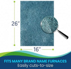 Polyester Washable Fiber Furnace Door Filter for Mobile, Manufactured and Modular Homes (16 x 26)