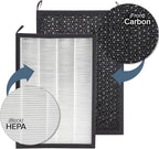 Nuwave OxyPure 5-Pack Genuine Replacement HEPA/Carbon Combo Filters, Removes Irritants, Pollutants & Odors, Produced & Sold by Original Manufacturer for OxyPure Models 47001, 47002, 47003, and 47004