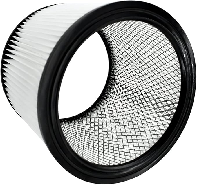 Keenso Iron Fabric Cotton Vacuum Cleaner Filter Replacement for 90350, 90304, 90333, Ideal for Concrete Powder and Plasterboard