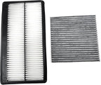 For Engine & Cabin Air Filter For Acura MDX 3.5L (2022-2024), Pilot 3.5L (2023-2024). Replacement for CP182, CF11182, 80291-T5R-A01, 1722061AA00.
