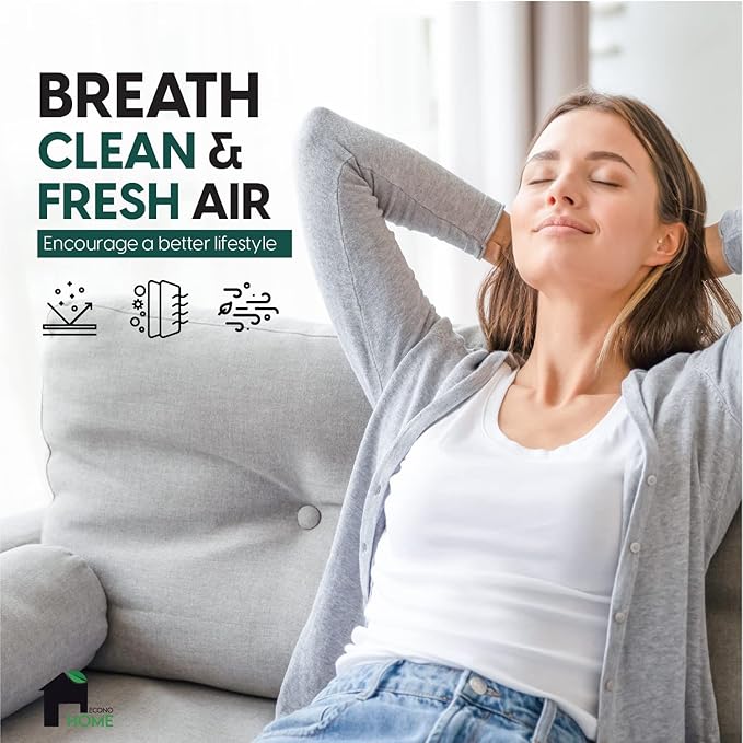 EconoHome 20x25x4 AC Furnace Pleated Air Filter MERV 11 Replacement – Allergen Defense, 5 Pack, Fits Lennox (X6673), Honeywell (FC100A1037) filters. (Actual size: 19.94 x 24.86 x 4.36 Inches)