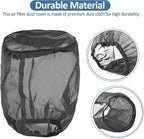 Yosoo Health Gear Universal Air Filter Cover, Black Car Cold Air Filter for High Air Intake Filters (Big)