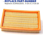 31345012010 Flat pleated dust collector filter cartridge suitable for Fein Turbo I and II series including HEPA and Set models etc Compatible With 9-20-27 9-20-28