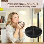 2 Pack CFK1-TM Charcoal Filter Replacement for Cosmo Range Hoods UMC30, UC30, UMC36, UC36, Also Replacement for Tieasy USGDCF-G, JOEAONZ YYCF02 & FIREGAS CC170