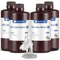 ANYCUBIC ABS-Like Resin 3.0, 3D Printer Resin with Enhanced Strength and Toughness, High Precision and Minimal Shrinkage, Wide Compatibility for All LCD Resin 3D Printers (Clear, 4kg)