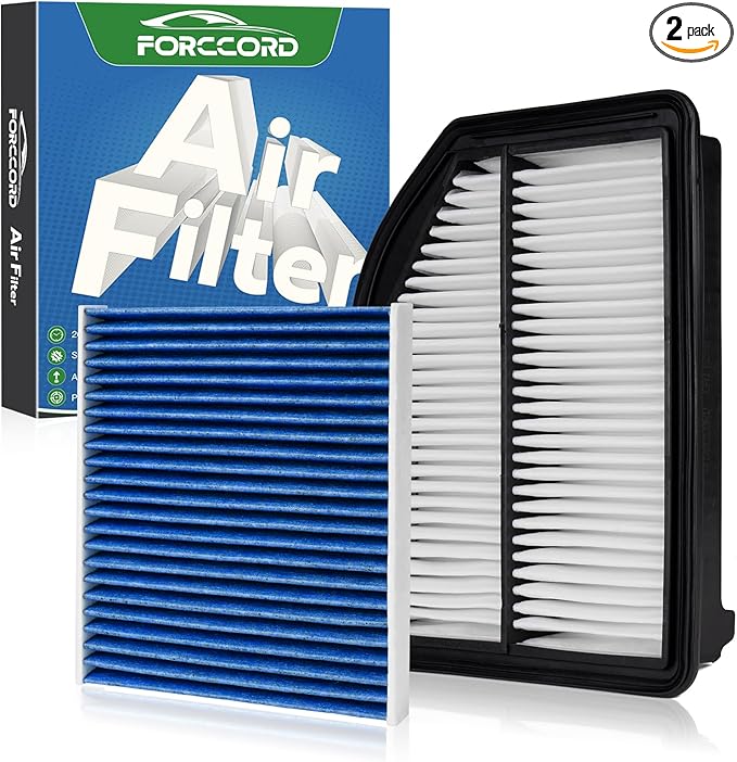 Cabin & Engine Air Filter Combo Fit for Honda CR-V CRV CR V 2012 2013 2014 L4 2.4L Activated Carbon Cabin Filter Replacement Air Filter CF10134 CA11258 Car Accessories