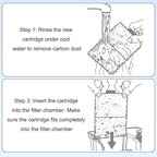 20pcs Filter Cartridges Compatible with Top Fin EF-S & BF5 BETTAFLO, 9.5x5.5cm/3.74x2.17in Fish Tank Filter Cartridge Replacement for Aquarium Water Filtration