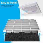 BESULEN 6PCS RV Air Conditioner Replacement Filters, 14'' x 7.5" Automotive AC Filter Replacement, Camper Interior Accessories, Compatible with Filter Numbers 3313107.103 & 3105012.003